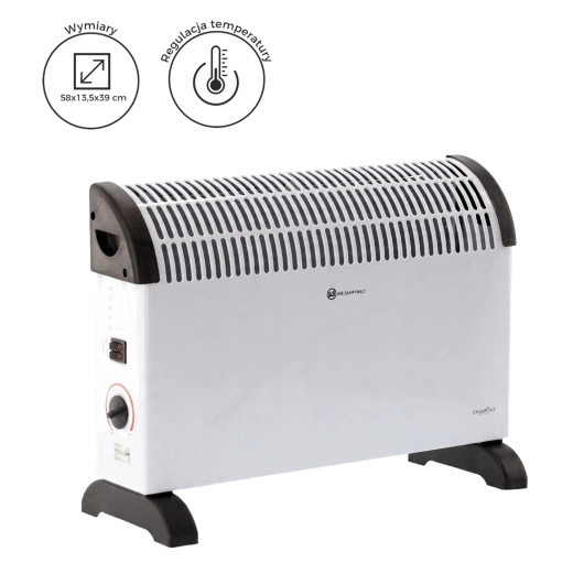 Elektriline konvektorküttekeha 2000 W, 58 × 13,5 × 39 cm