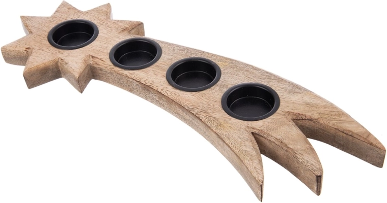 Neli metallist küünlatopsi teeküünaldele