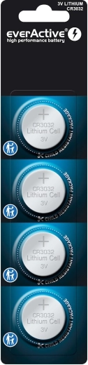 Liitiumpatareid everActive CR3032 – blistris 4 tk