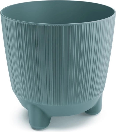 Jalgadega lillepott skandinaavia sinine 19,5 cm