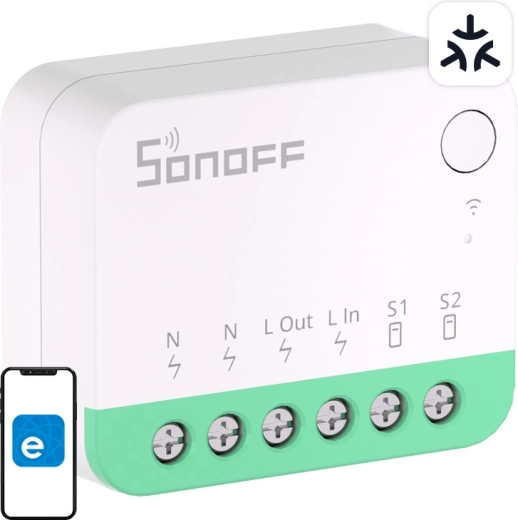 Sonoff minir4m matter nutikas wi‑fi mini lüliti