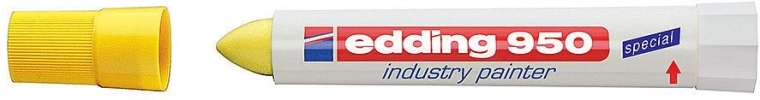 Tööstuslik pasta-marker Edding 950 – kollane pastamarker