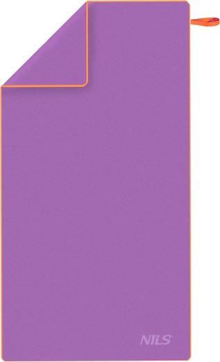 Mikrokiust kiiresti kuivav rätik NILS, lilla‑oranž