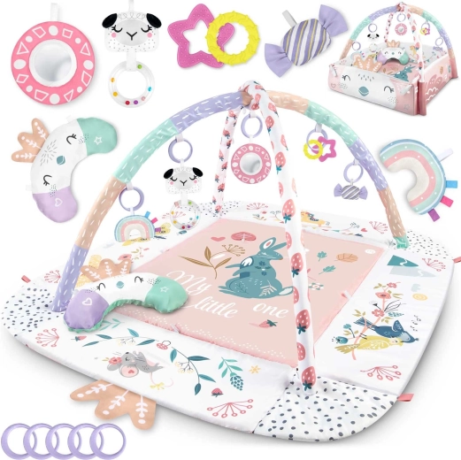 Interactive educational play mat 3-in-1 110 × 100 cm Little Bird NUKIDO
