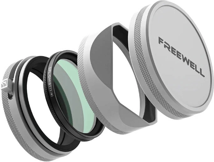 Filtrite komplekt koos päikesevarjuga FUJIFILM X100 jaoks – Freewell (hõbedane)