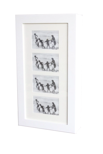 Valge seinale kinnitatav ehtekarp peegliga 31 × 10 × 56 cm