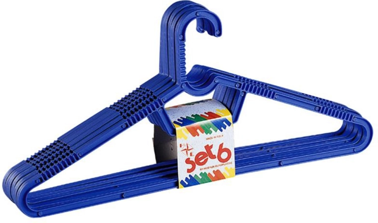 Plastist riidepuud HEIDRUN, komplekt 6 tk