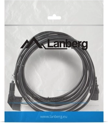 Toitekaabel CEE 7/7 – IEC 320 C13, 5 m, VDE, must Lanberg