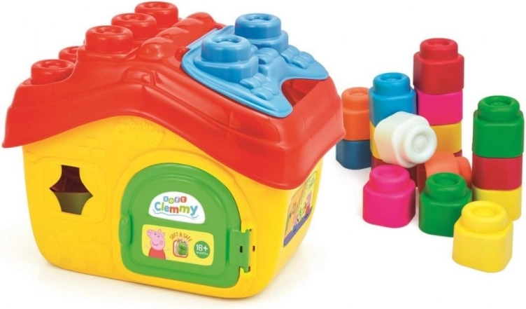 Pehmed ehitusklotsid CLEMENTONI Clemmy – PEPPA PIG maja