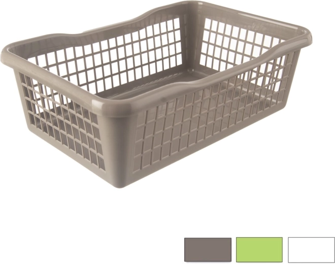 Plastikust hoiukorv 30 × 20 × 10 cm, värvivalik – 1 tk
