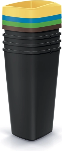 Compacta Q Drop jäätmete sorteerimise prügikastide komplekt 4×25 l
