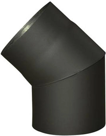 Suitsutoru põlv 120 mm, 45° must