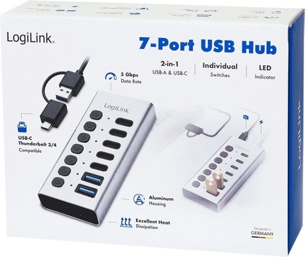 Universaalne ühendus: USB‑A ja USB‑C ühes