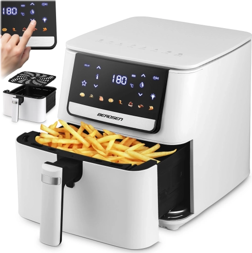Kuumõhufritüür Berdsen 6,5 l valge