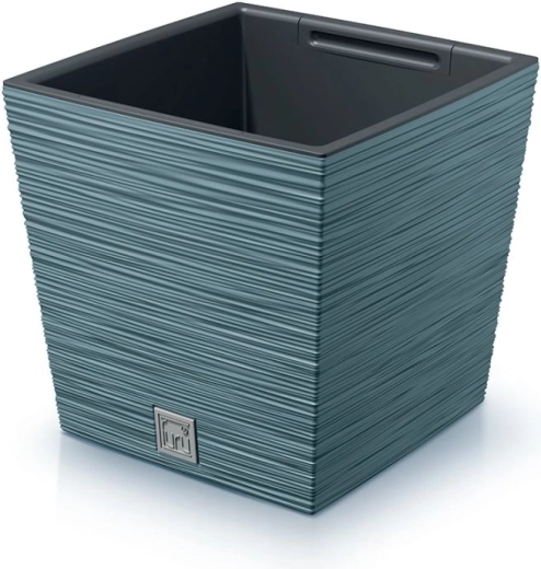 Lillepott Furu Square Low 30 cm – skandinaavia sinine