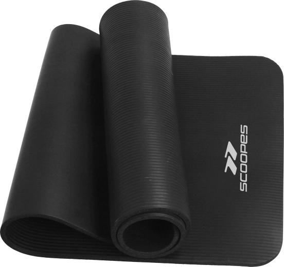 Fitnessmatt NBR Cushion 10 mm must