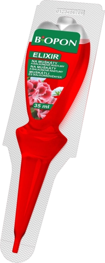 BOPONi väetiseeliksiir pelargoonidele ja rõdutaimedele 35 ml