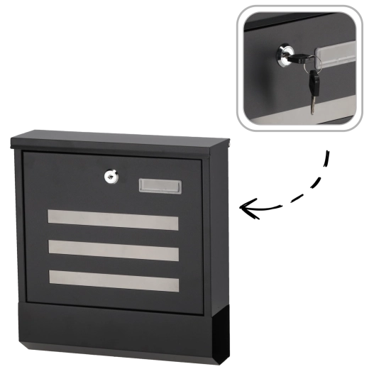 Postkast FALCON 30,5 × 33,5 × 10 cm – 1 tk