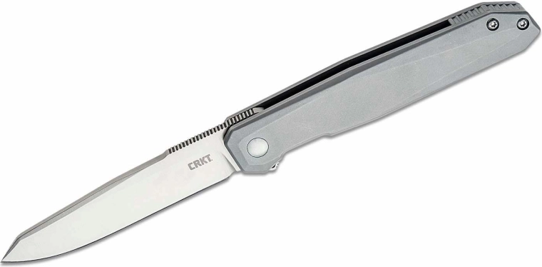 CRKT Facet hõbedane taskunuga 8,6 cm, täismetallist