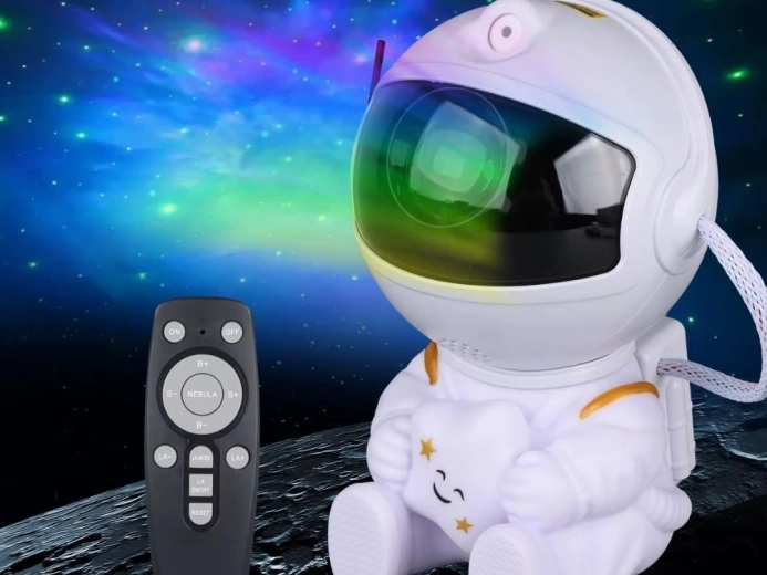 Astronaudi tähtede projektor kaugjuhtimisega