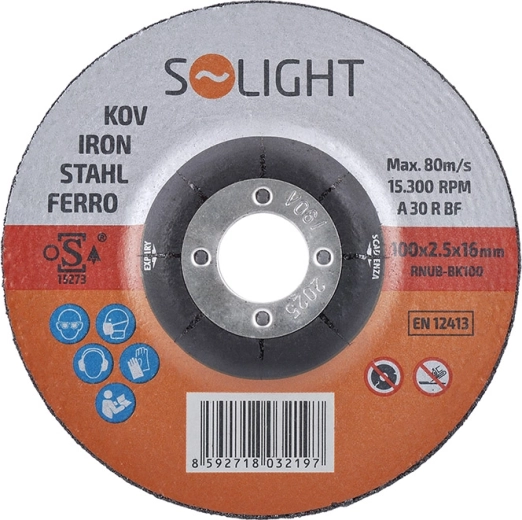 Solighti teraslõikeketas 100 × 2,5 × 16 mm