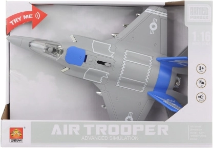Battery-powered Fighter Jet with Sounds and Lights