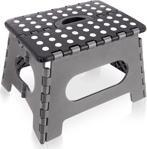 Kokkupandav libisemiskindel taburet 32 × 25 × 22 cm, kandevõime 150 kg