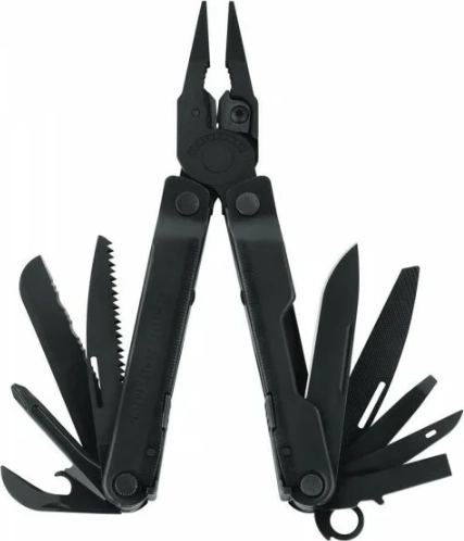 Leatherman Rebar Black multifunktsionaalne tööriist 17 funktsiooniga