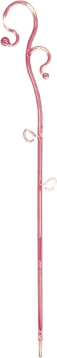 Orhideede tugi Decor III roosa läbipaistev 39 cm