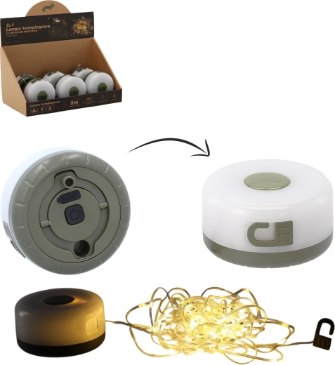 Matka-LED-lamp 8 m valgusketiga, USB‑C