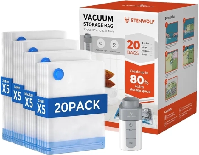 Etenwolf VB03 vaakumpump 20 vaakumkotiga