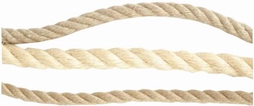 Keerutatud köis 20 mm polüpropüleenlindiga 45 m