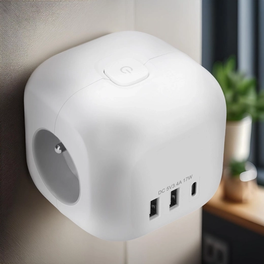 USB-C + 2× USB-A for everyday charging