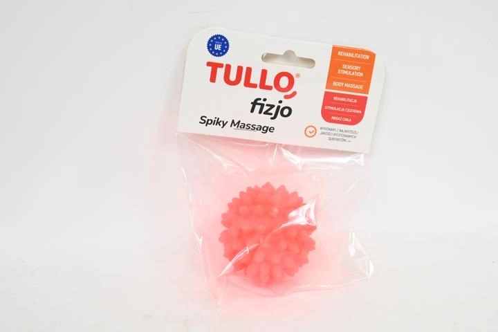 Fizjo taastusravi massaažipall ogadega 5,4 cm punane