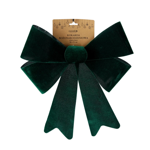 Jõuludekoratiivne rohekana 36 × 51 cm