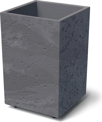 Lillepott Sierra Square High betoonefektiga 38,5 cm marengo