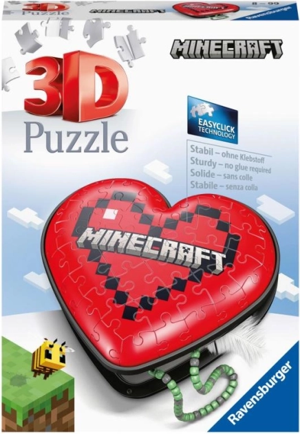 Ravensburger 3D pusle Minecrafti süda, 54 tükki