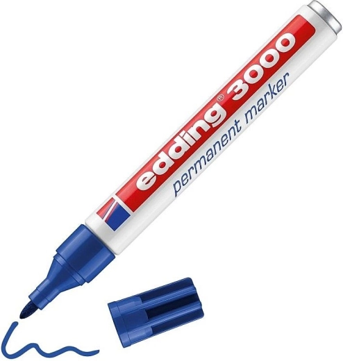 Püsivmarker Edding 3000 sinine