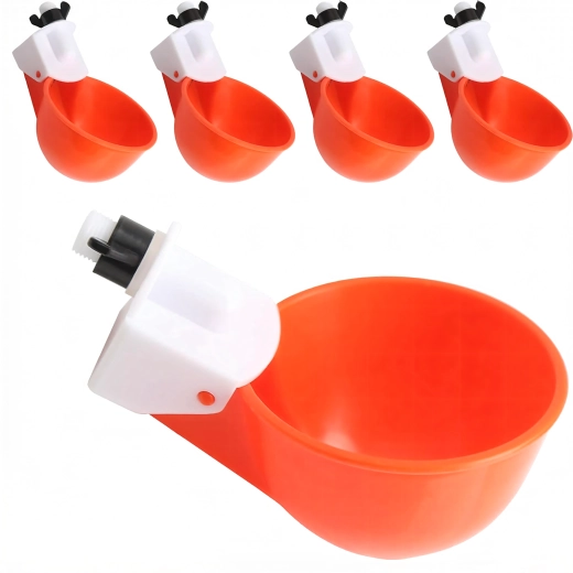 Set of 5 Automatic Drinkers for Chickens and Ducks