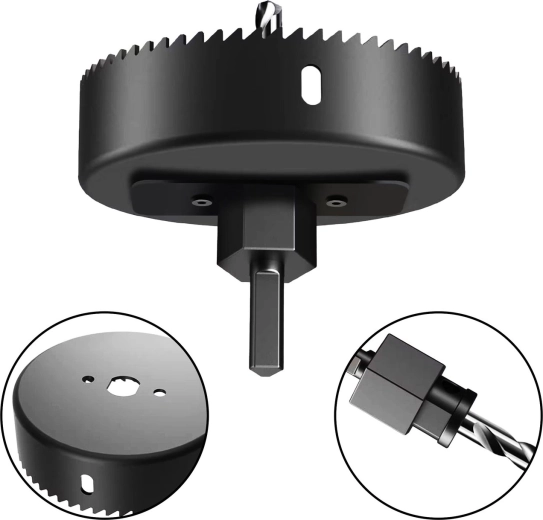 Hardened steel and toothed cutting edge