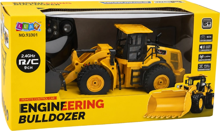 Kaugjuhtimisega RC-buldooser puldiga – 1 tk