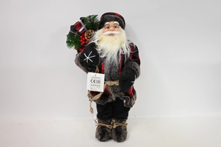 Jõulukuju Santa Claus (jõuluvana) 45 cm
