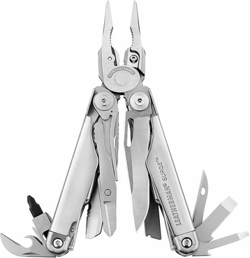 Leatherman Surge multifunktsionaalne tööriist, 21 funktsiooni, täisroostevaba, hõbedane