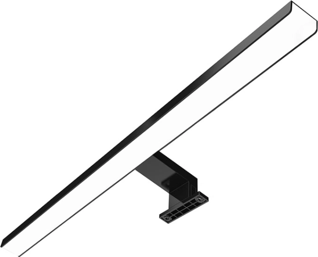 Solight LED-vannitoa peeglivalgusti 3 ühes 60 cm, 12 W, 4000 K, must
