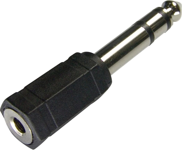 Sencori audioadapter 6,35 mm stereopistikust 3,5 mm stereopistikupessa