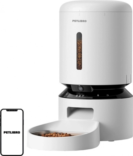 Petlibro Granary 5 l söödadosaator kaameraga, valge