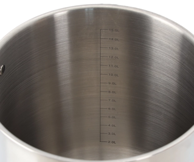 Volume scale inside the pot