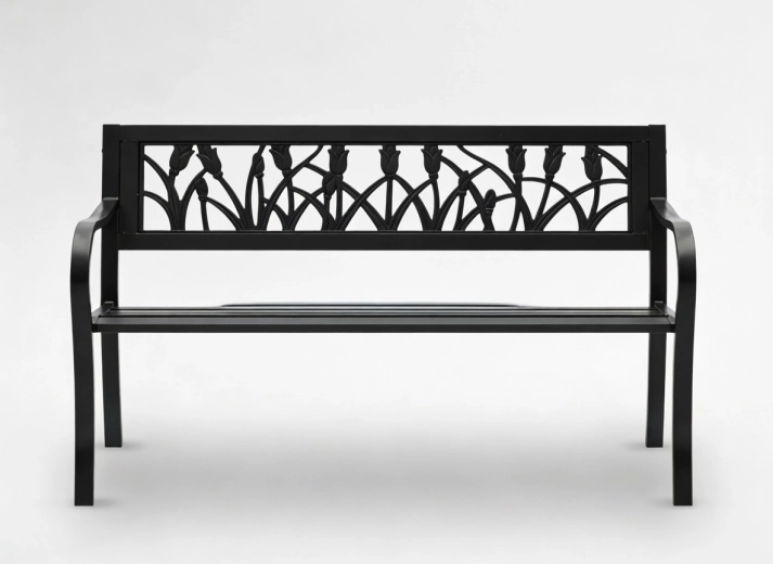 GardenLine metallist aiapink tulbimotiiviga 125 × 53 × 77 cm