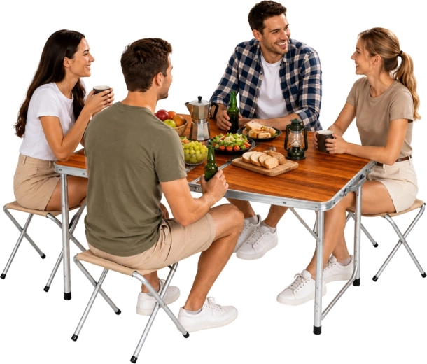 Komplekt 4 inimesele: laud + 4 taburetti