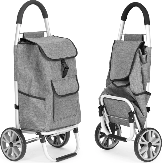 Shopping trolley with 33 l bag with large wheels modernhome